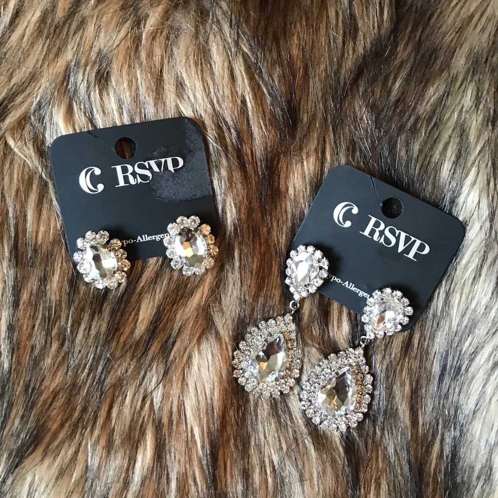Charming Charlie Earrings, 2 pairs